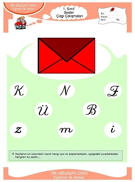 Çocuklar İçin Z Sesi Çalışma Sayfaları 